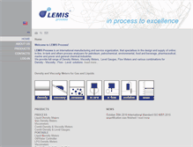 Tablet Screenshot of lemis-process.com